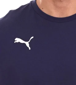 T-Shirts & Tank Tops*PUMA 2er Sparpack TeamGoal 23 Casual Herren T-Shirt mit Logo-Stickerei Baumwoll-Shirt Fußball 656578 Schwarz, Navy, Grau, Hellblau, Weiß, Rot, Gelb oder Grün