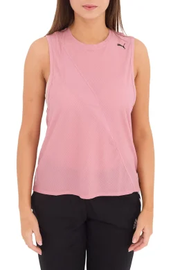 Sportoberbekleidung|Fitnessmode & Jogginghosen*PUMA 3er Sparpack Train Pearl Mesh Tank Damen Tank-Top Sport-Top mit dryCELL 519558 04 Rosa