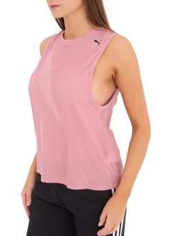 Sportoberbekleidung|Fitnessmode & Jogginghosen*PUMA 3er Sparpack Train Pearl Mesh Tank Damen Tank-Top Sport-Top mit dryCELL 519558 04 Rosa