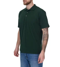 Hemden & Poloshirts*SANTINO 3er Sparpack Cws Herren schlichtes Polo-Shirt mit Baumwollanteil Kurzarm-Shirt Dunkelgrün