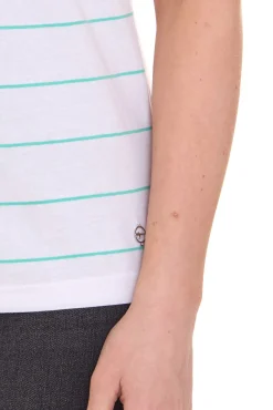 Tops & T-Shirts*Tamaris 2er Sparpack T-Shirt schickes Damen Sommer-Shirt mit Rundhalsausschnitt Baumwoll-Shirt 99612539 Weiß