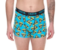 Unterwäsche|Boxershorts*TASTIQ 15er Sparpack Herren Boxershorts mit Pizza- / US-Dollar- oder Müsli-Print Baumwoll-Unterhose in Geschenkbox Unterwäsche Tas/1/BCX3 Schwarz/Blau/Grün/Gelb Cerealien-Set