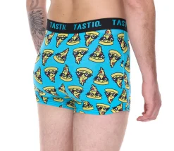 Unterwäsche|Boxershorts*TASTIQ 15er Sparpack Herren Boxershorts mit Pizza- / US-Dollar- oder Müsli-Print Baumwoll-Unterhose in Geschenkbox Unterwäsche Tas/1/BCX3 Schwarz/Blau/Grün/Gelb Cerealien-Set
