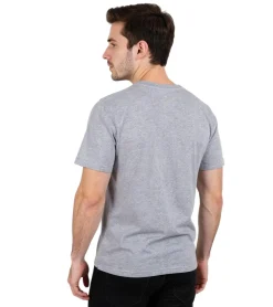 Große Größen|T-Shirts & Tank Tops*European League Of Football Blanko T-Shirts grau meliert