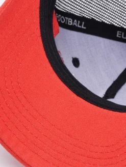 Caps & Mützen*European League Of Football Helvetic Guards Trucker Caps tiefschwarz/tomatenfarben