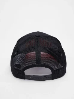 Caps & Mützen*European League Of Football Helvetic Guards Trucker Caps tiefschwarz/tomatenfarben