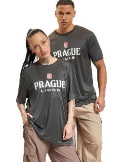 Tops & T-Shirts|T-Shirts & Tank Tops*European League Of Football Prague Lions 5 T-Shirts tiefschwarz