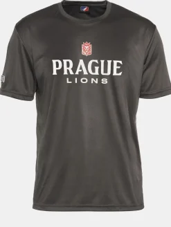 Tops & T-Shirts|T-Shirts & Tank Tops*European League Of Football Prague Lions 5 T-Shirts tiefschwarz