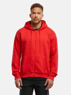 Pullover & Sweater*European League Of Football Blanko Zip Hoodies tomate