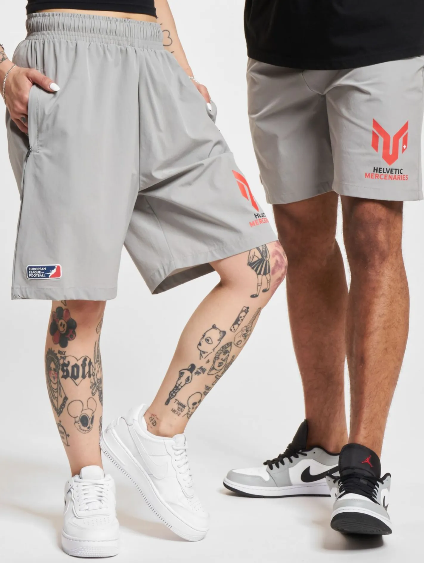 Shorts & Bermudas|Shorts & Bermudas*European League Of Football Helvetic Guards 2 Shorts grau