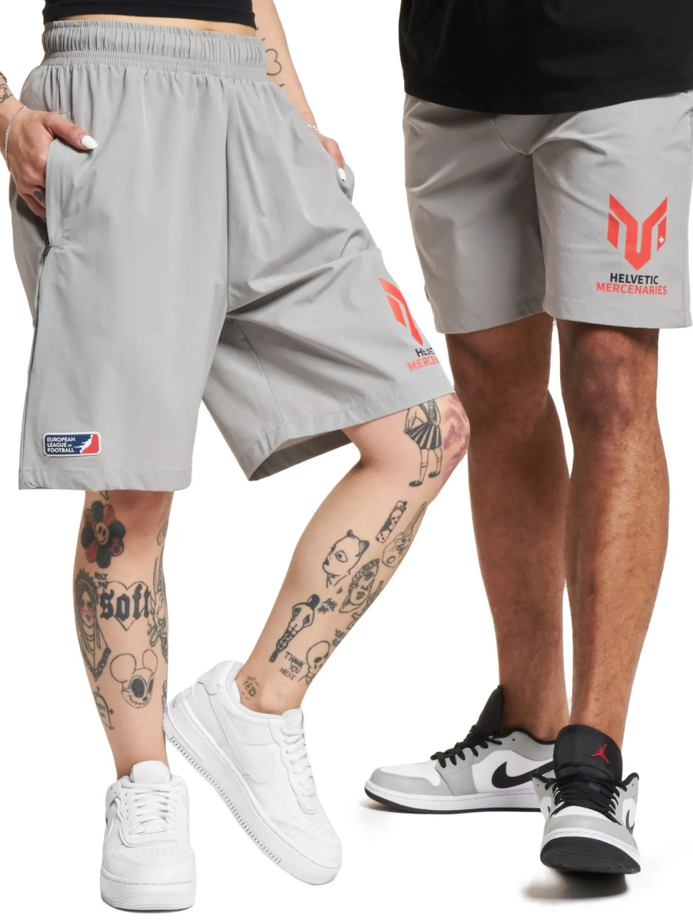 Shorts & Bermudas|Shorts & Bermudas*European League Of Football Helvetic Guards 2 Shorts grau