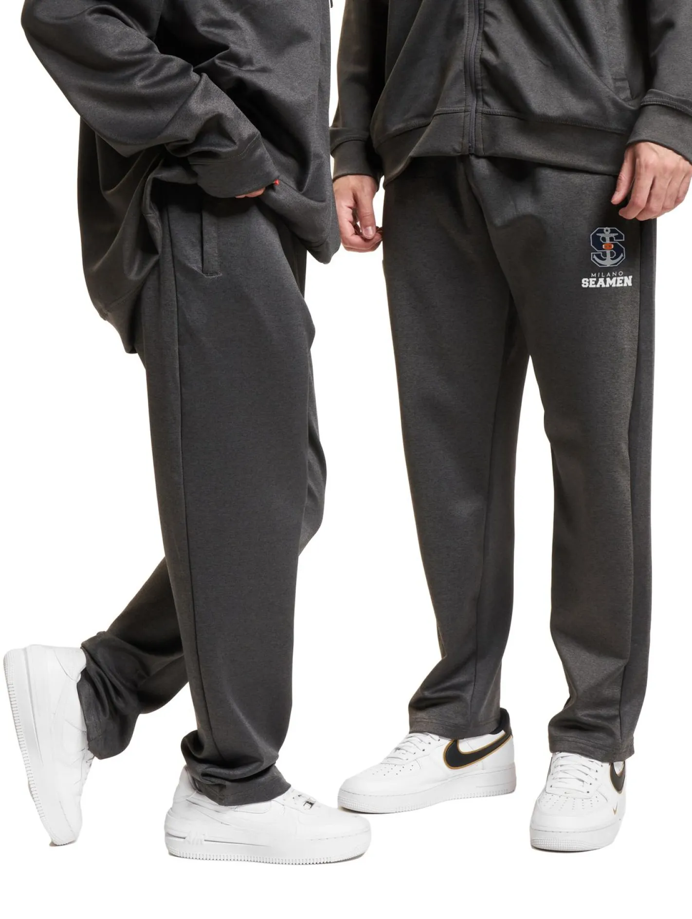Große Größen|Fitnessmode & Jogginghosen*European League Of Football Milano Seamen Jogginghosen anthrazit
