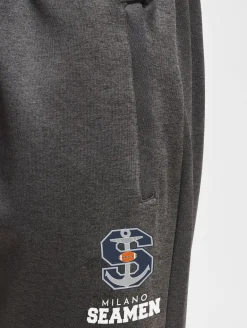 Große Größen|Fitnessmode & Jogginghosen*European League Of Football Milano Seamen Jogginghosen anthrazit