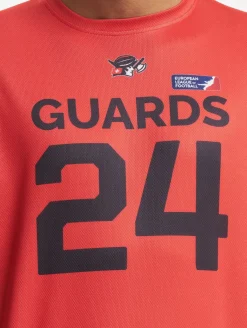 Große Größen|Tops & T-Shirts*European League Of Football Helvetic Guards 1 Trikots rot