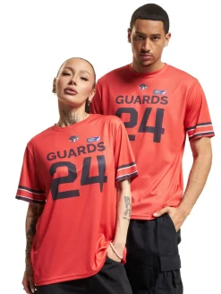 Große Größen|Tops & T-Shirts*European League Of Football Helvetic Guards 1 Trikots rot