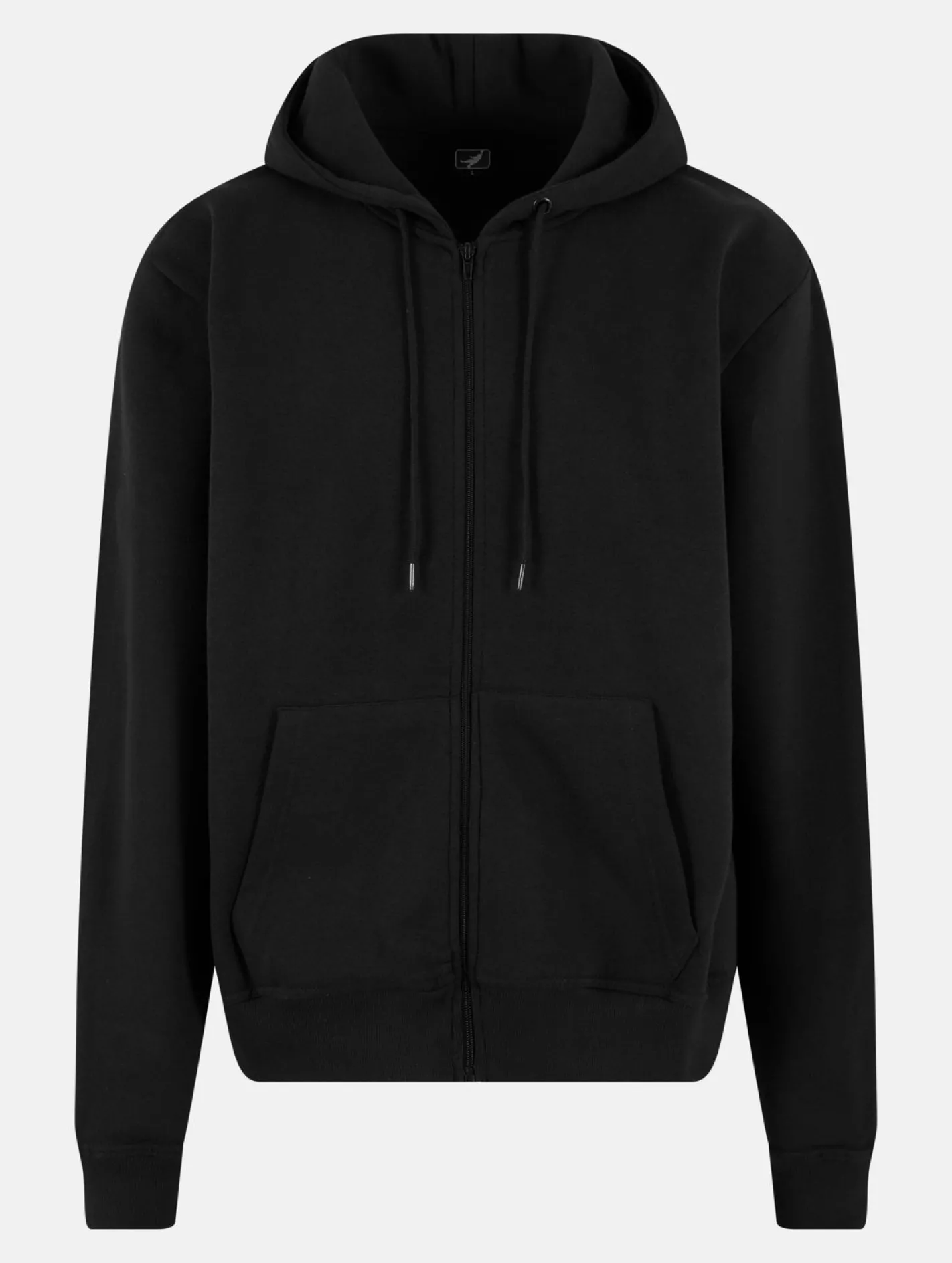 Pullover & Sweater*European League Of Football Blanko Zip Hoodies tiefschwarz