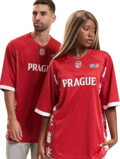 Tops & T-Shirts|T-Shirts & Tank Tops*European League Of Football Prague Lions 3 Trikots rot
