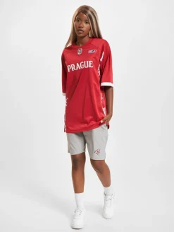 Tops & T-Shirts|T-Shirts & Tank Tops*European League Of Football Prague Lions 3 Trikots rot