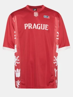Tops & T-Shirts|T-Shirts & Tank Tops*European League Of Football Prague Lions 3 Trikots rot