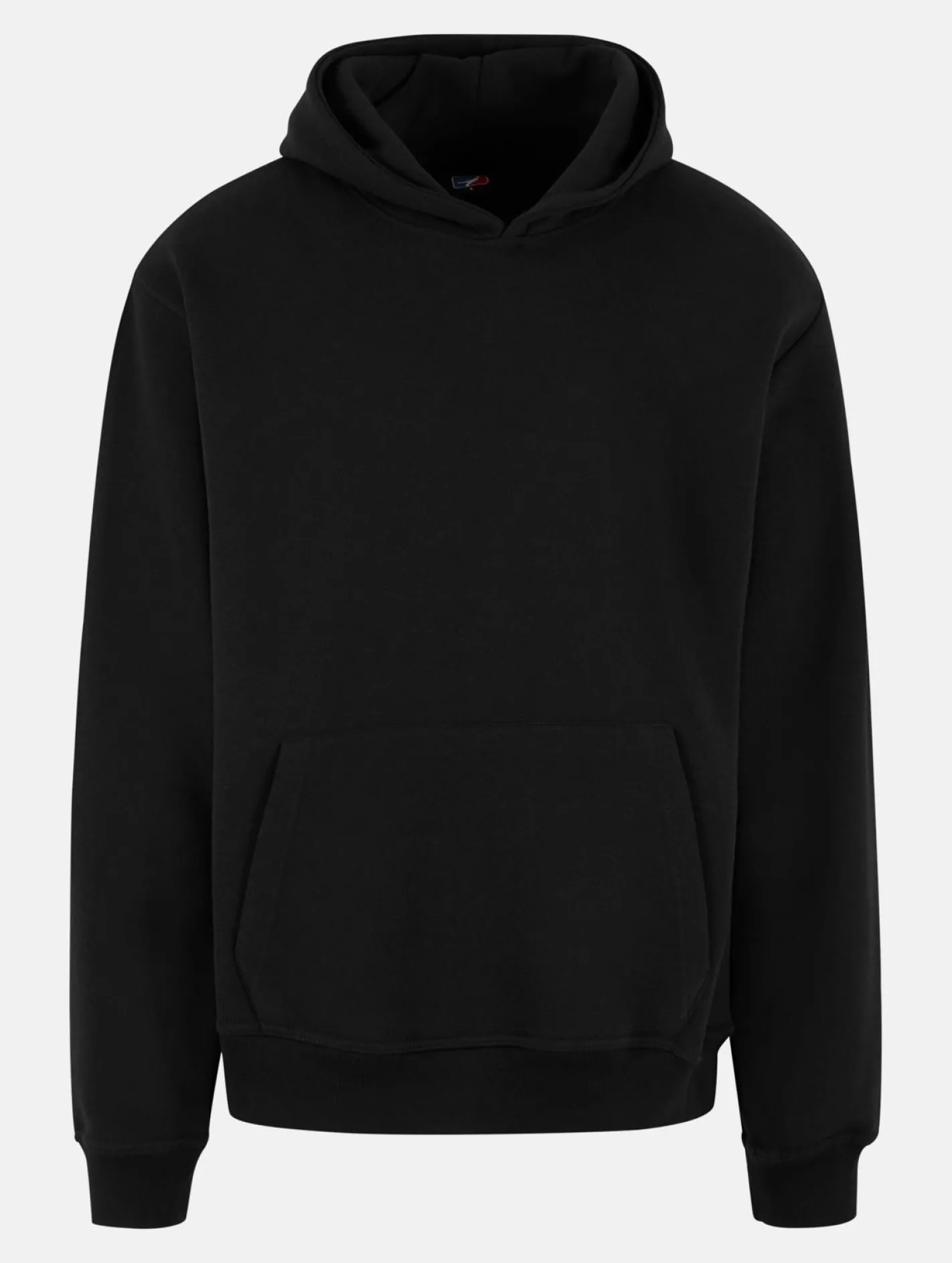 Große Größen|Pullover & Sweater*European League Of Football Blanko Hoodie jet black