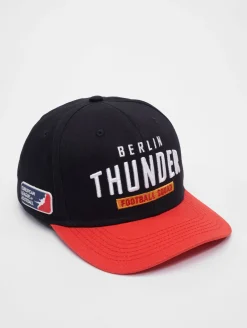 Caps & Mützen*European League Of Football Berlin Thunder Snapback Caps tiefschwarz/tomate