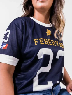 Tops & T-Shirts|T-Shirts & Tank Tops*European League Of Football Fehervar Enthroners Fan-Trikot, Marineblau