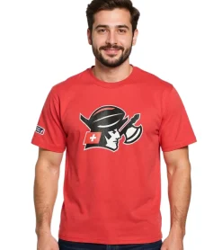 Große Größen|Tops & T-Shirts*European League Of Football Helvetic Guards tomate