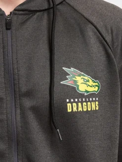 Mäntel & Jacken|Jacken & Mäntel*European League Of Football Barcelona Dragon Übergangsjacken anthrazit