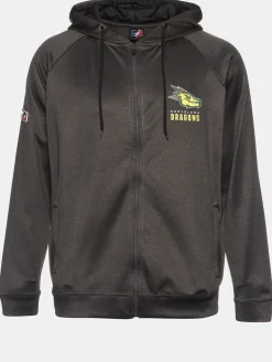 Mäntel & Jacken|Jacken & Mäntel*European League Of Football Barcelona Dragon Übergangsjacken anthrazit