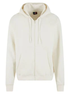 Pullover & Sweater*European League Of Football Blanko Zip Hoodies antikweiß