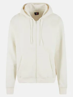 Pullover & Sweater*European League Of Football Blanko Zip Hoodies antikweiß