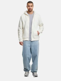 Pullover & Sweater*European League Of Football Blanko Zip Hoodies antikweiß