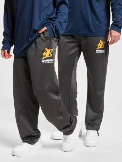 Große Größen|Fitnessmode & Jogginghosen*European League Of Football Fehérvár Enthroners Jogginghosen anthrazit