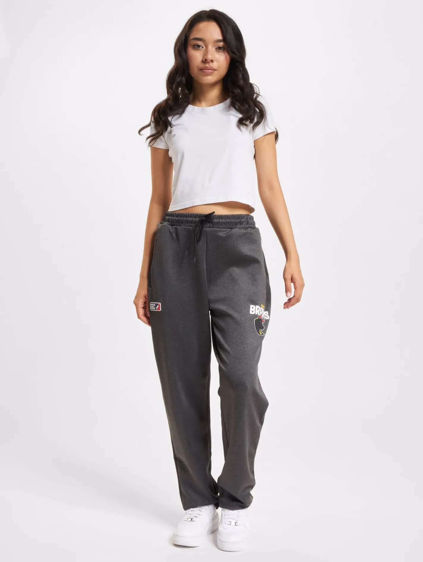 Große Größen|Fitnessmode & Jogginghosen*European League Of Football Madrid Bravos Jogginghosen anthrazit