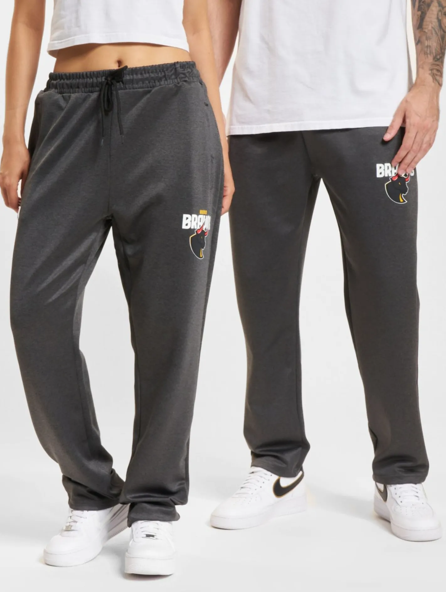 Große Größen|Fitnessmode & Jogginghosen*European League Of Football Madrid Bravos Jogginghosen anthrazit