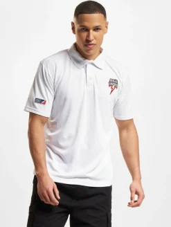 Poloshirts & Blusen|Hemden & Poloshirts*European League Of Football Berlin Thunder PoloShirts leuchtend weiß