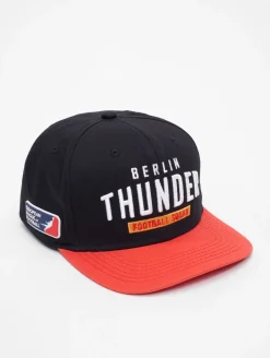 Caps & Mützen*European League Of Football Berlin Thunder Snapback Caps tiefschwarz/tomate