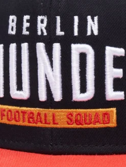 Caps & Mützen*European League Of Football Berlin Thunder Snapback Caps tiefschwarz/tomate