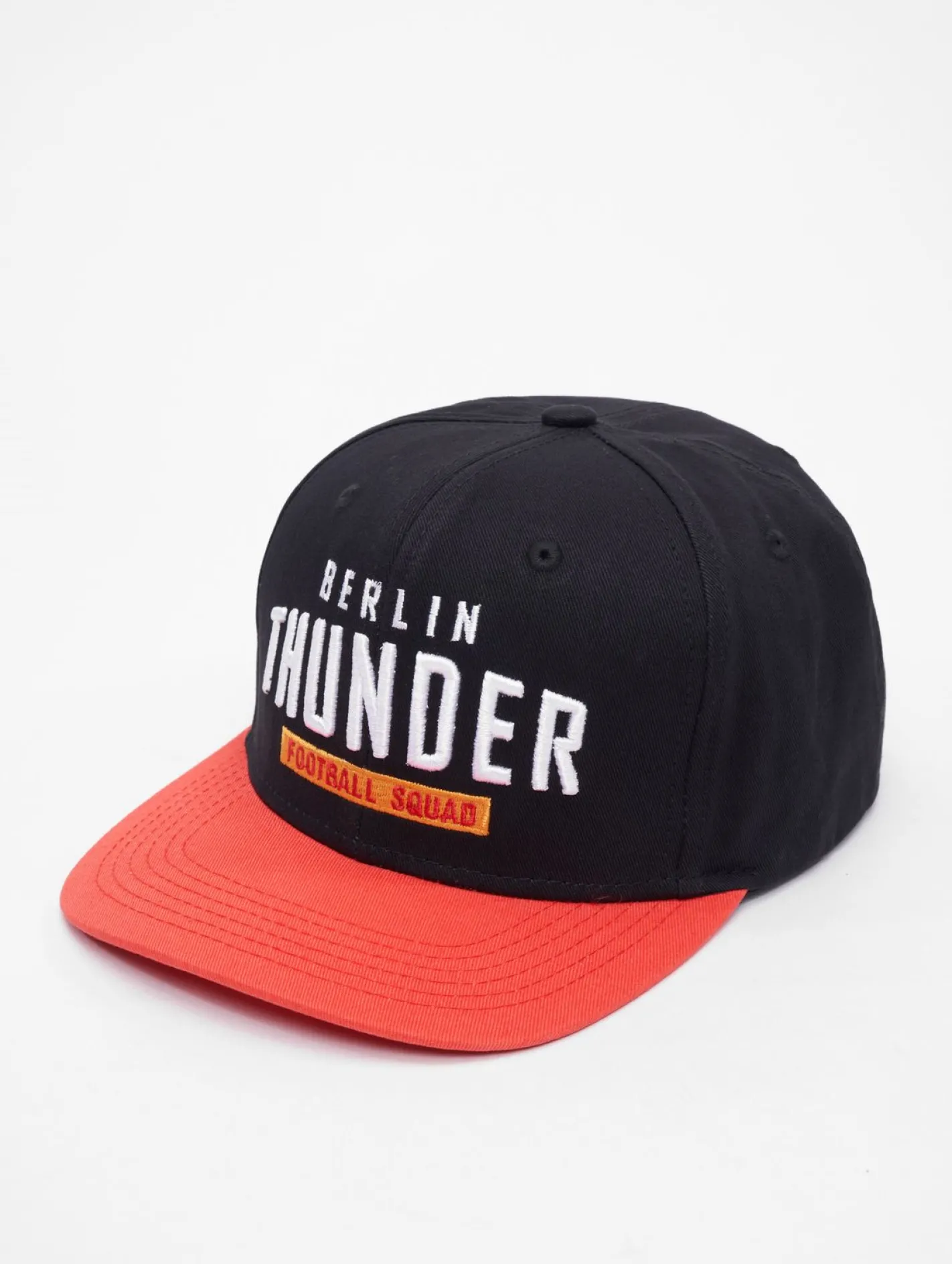 Caps & Mützen*European League Of Football Berlin Thunder Snapback Caps tiefschwarz/tomate