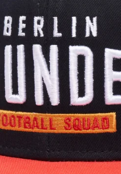 Caps & Mützen*European League Of Football Berlin Thunder Snapback Caps tiefschwarz/tomate