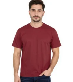 Große Größen|T-Shirts & Tank Tops*European League Of Football Blanko T-Shirts Weinrot