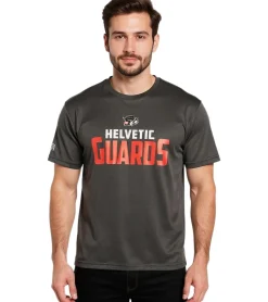 Große Größen|Tops & T-Shirts*European League Of Football Helvetic Guards 5 T-Shirts tiefschwarz