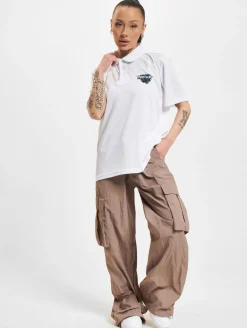 Poloshirts & Blusen|Hemden & Poloshirts*European League Of Football Panthers Wroclaw PoloShirts leuchtend weiß