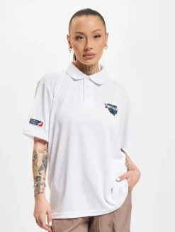 Poloshirts & Blusen|Hemden & Poloshirts*European League Of Football Panthers Wroclaw PoloShirts leuchtend weiß