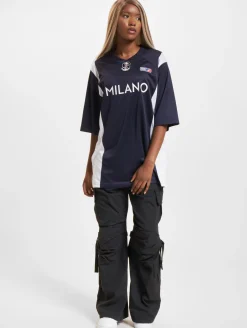 Tops & T-Shirts|T-Shirts & Tank Tops*European League Of Football Milano Seamen 3 Trikots blau