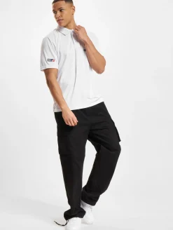 Poloshirts & Blusen|Hemden & Poloshirts*European League Of Football Milano Seamen PoloShirts leuchtend weiß