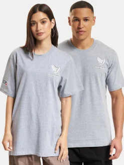 Tops & T-Shirts|T-Shirts & Tank Tops*European League Of Football Raiders Tirol 2 T-Shirt grau meliert