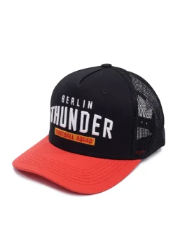 Caps & Mützen*European League Of Football Berlin Thunder Trucker Caps tiefschwarz/tomate