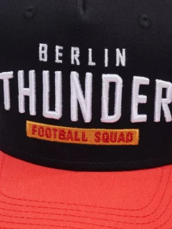 Caps & Mützen*European League Of Football Berlin Thunder Trucker Caps tiefschwarz/tomate
