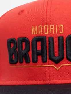 Caps & Mützen*European League Of Football Madrid Bravos Snapback Caps NOS 25 tomatenbraun/tiefschwarz